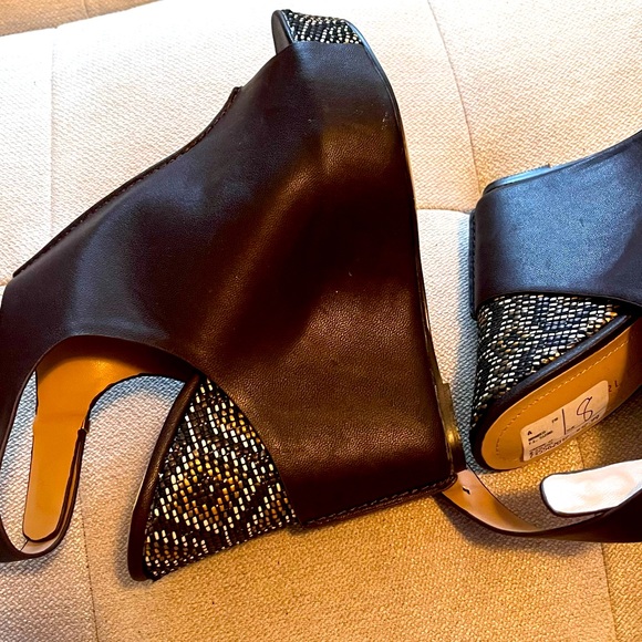 Chocolate brown Wedge sandals - Picture 1 of 4